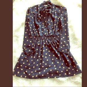 Super Cute Fit & Flare Polka Dot Dress Sz Large